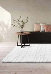 Cleo Modern Abstract Textured Grey Rug - Pendle Village Furniture